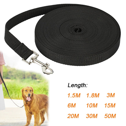 Lange Nylon-Hundeleine für Hunde