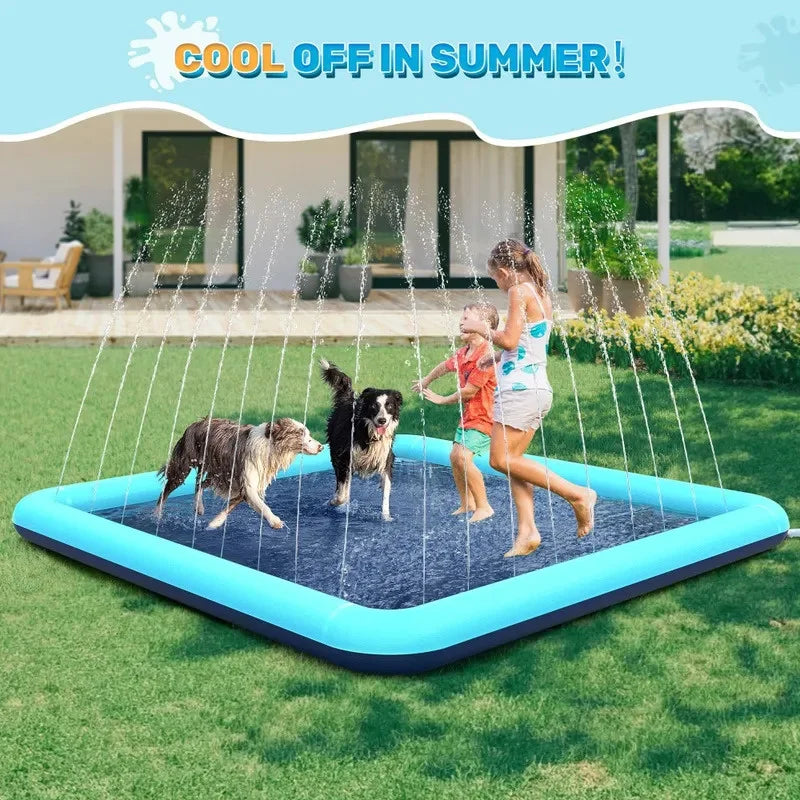 Faltbare Wassermatte & Planschbecken für Hunde & Kinder