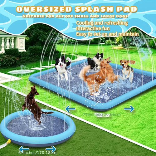 Faltbare Wassermatte & Planschbecken für Hunde & Kinder