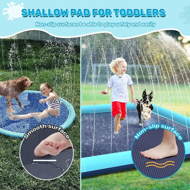 Faltbare Wassermatte & Planschbecken für Hunde & Kinder